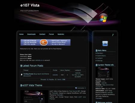 e107 Vista